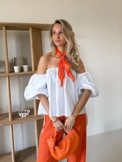 Sjaal Lune oranje