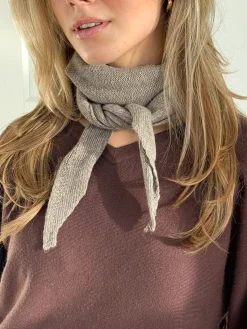 Sjaal Noëlle taupe