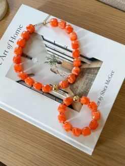 Soleil armband oranje