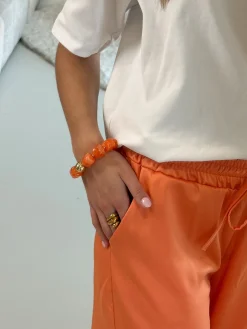 Soleil armband oranje