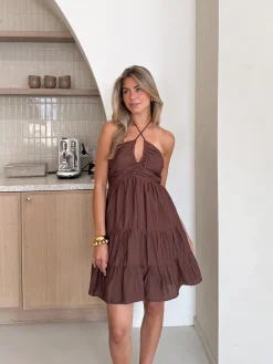Summer magic dress brown