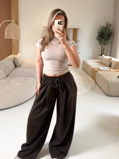 Sweatpants Aniek bruin
