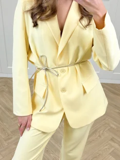 Taille knoopriem goud