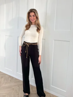 Taille knoopriem leopard