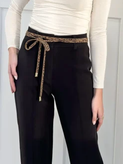 Taille knoopriem leopard