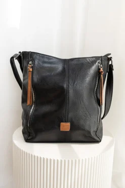 Tas Indy zwart