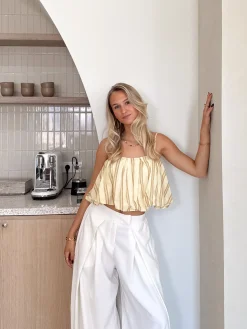 Taylor top butter yellow