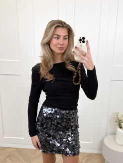 Top Celina zwart