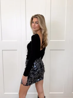 Top Celina zwart