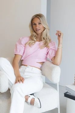 Top Elsie roze