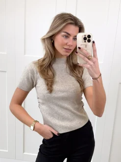 Top Lou taupe