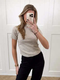Top Lou taupe
