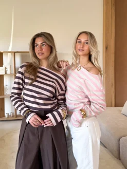 Top Lucy roze/paars