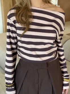 Top Lucy roze/paars