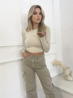 Top Marije beige