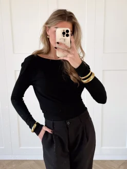 Top Milara zwart