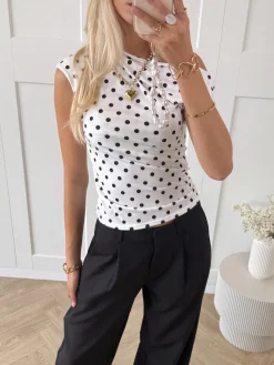 Top Valerie wit