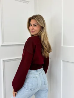Trui June bordeaux