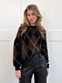 Trui Madelina bruin