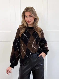 Trui Madelina bruin