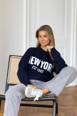 Trui New York 1992 navy