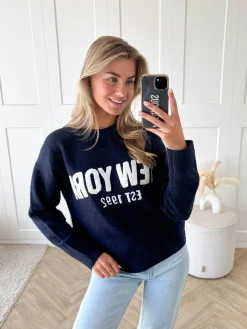 Trui New York 1992 navy