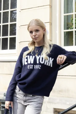 Trui New York 1992 navy