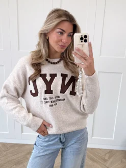 Trui NYC beige