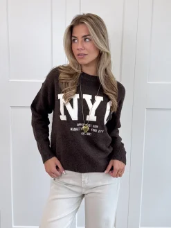 Trui NYC bruin