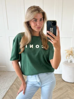 T-shirt Iconic groen