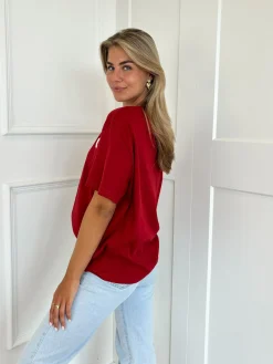 T-shirt Iconic rood