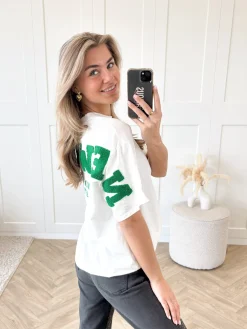 T-shirt New York groen