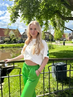 T-shirt New York groen