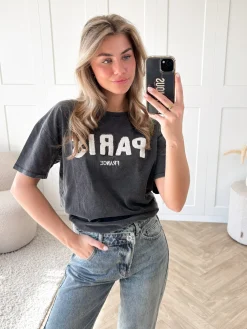 T-shirt Paris grijs