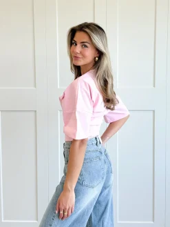 T-shirt Redefined roze