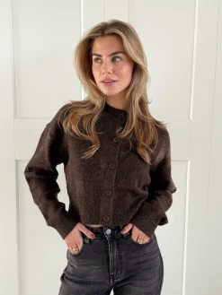 Vest Leah bruin