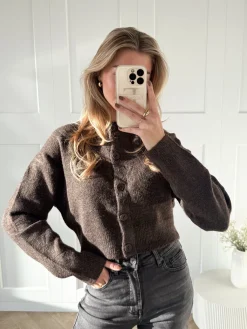 Vest Leah bruin