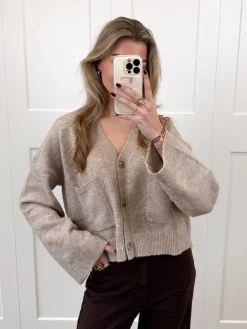 Vest Lena taupe