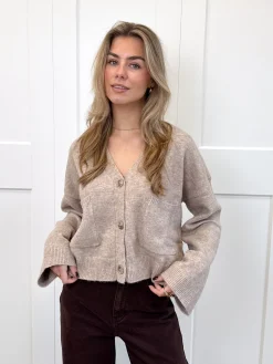 Vest Lena taupe