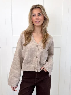 Vest Lena taupe