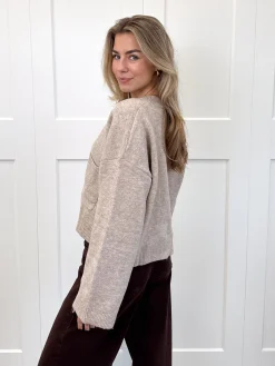 Vest Lena taupe