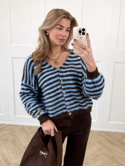 Vest Sophie blauw