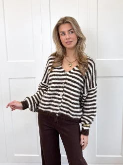 Vest Sophie bruin