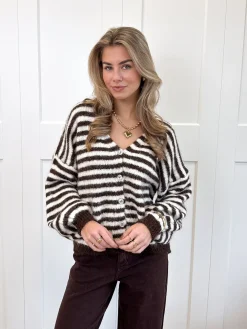 Vest Sophie bruin