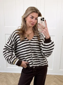 Vest Sophie bruin